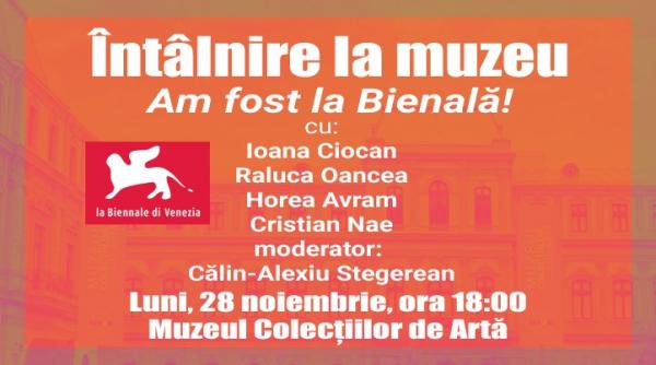 intalnire la muzeu am fost la bienala
