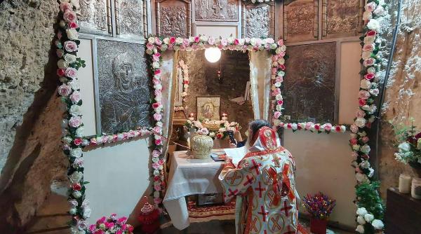 sfantul andrei sarbatoare romani ocrotitor slujba vecernie manastire