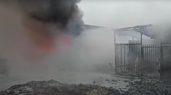 incendiu topitorie slatina tone combustibil