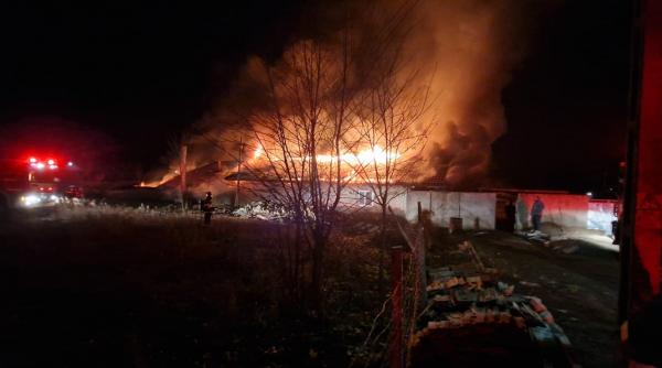 casa incendiu silistea pompieri