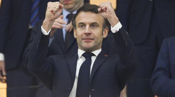 emmanuel macron sustine nationala frantei direct in qatar
