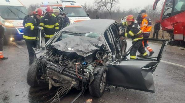 accident autocar dn 2 isu ialomita