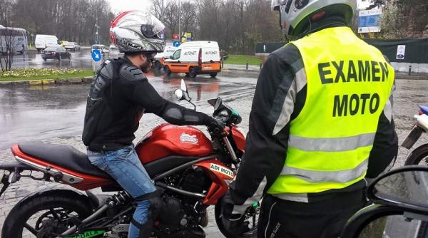 examen permis scutere motociclete