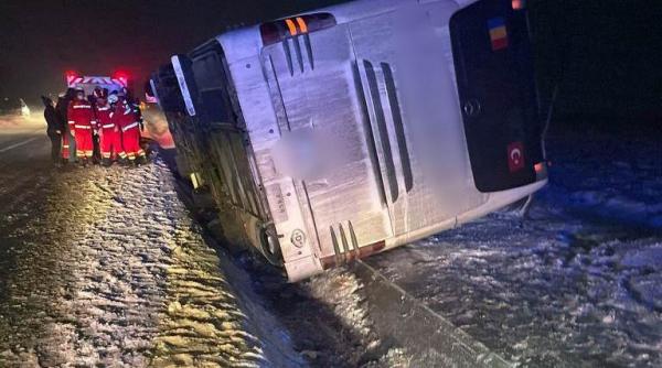 accident suceava autocar rasturnat iesirea salcea