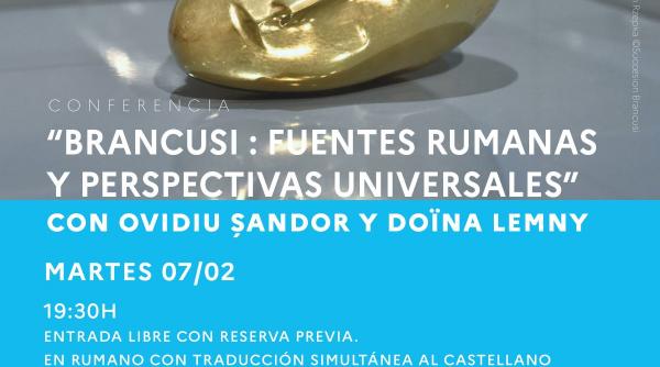 conferinta brancusi institutul cultural roman madrid