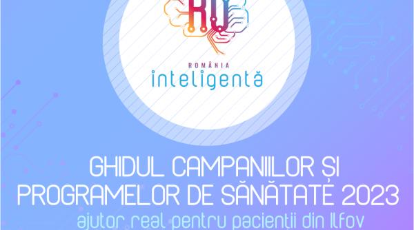 conferinta nationala romania inteligenta ghidul campaniilor si programelor de sanatate 2023 ajutor real pentru pacientii din ilfov