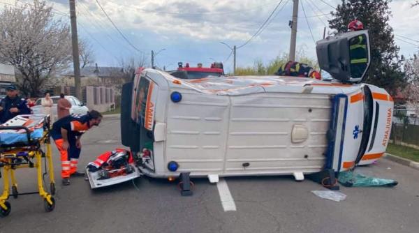 accident ambulanta dn2 urziceni