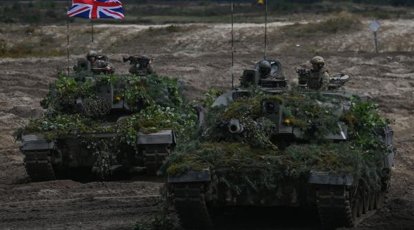 razboi in ucraina marea britanie a finalizat instruirea militarilor ucraineni pe tancurile challenger 2