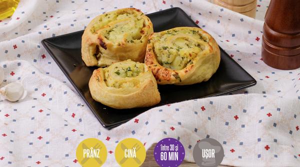 reteta post rulouri cartofi usturoi