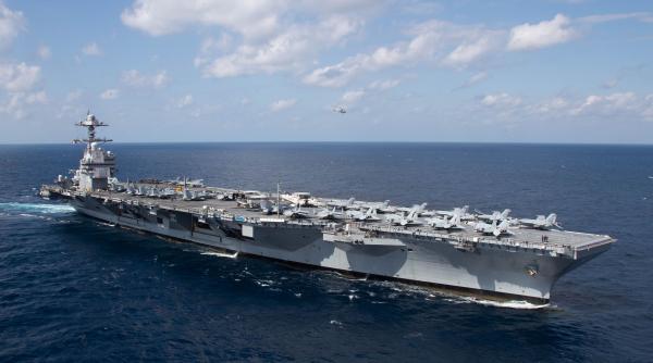 statele unite portavion mediterana atacuri siria
