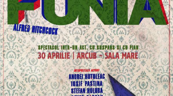 thriller hitchcock ian in spectacolul funia din 30 aprilie la arcub