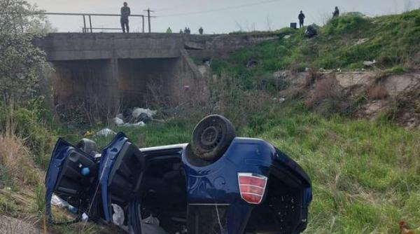 accident cinci victime doi copii masina rasturnata constanta