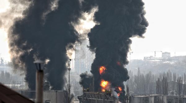 incendiu urias la odesa