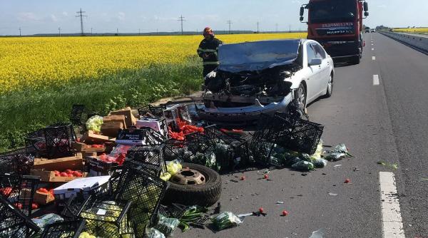 lazi rosii si ardei sosea giurgiu dupa accident