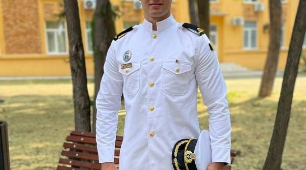 Un tânăr aspirant, mândria Forțelor Navale Române
