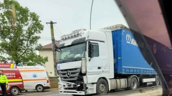 accident dn 1a prahova tir microbuz