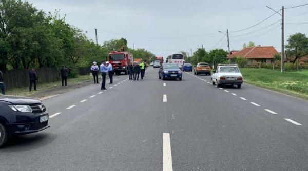 accident posta calnau dn2 e85 duba detinuti masina politie