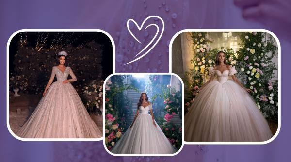 atelier rochii mireasa flori crinolina