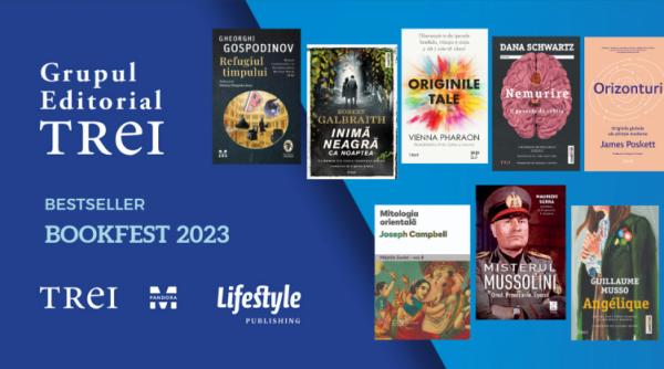 top carti vandute editura trei bookfest