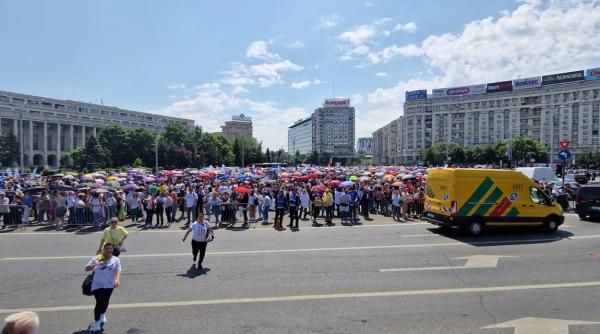 marele protest profesori 20000 dascali strada bucuresti