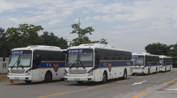 trei autobuze scolare accident coreea de sud