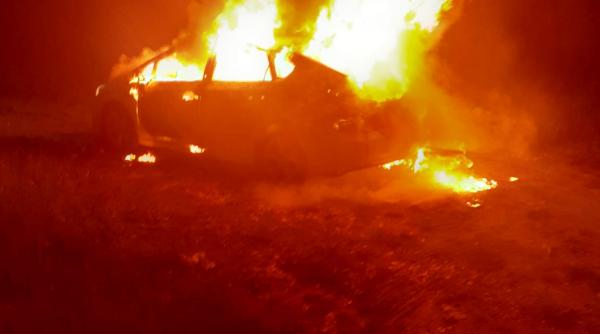 arsa carbonizata incendiu casa iasi