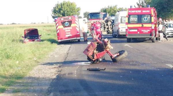 raniti accident microbuz tractor