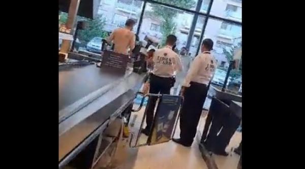 tata si fiu batuti cu salbaticie intr un supermarket din bucuresti au fost batuti pentru ca le au reprosat celor patru ca se baga in fata