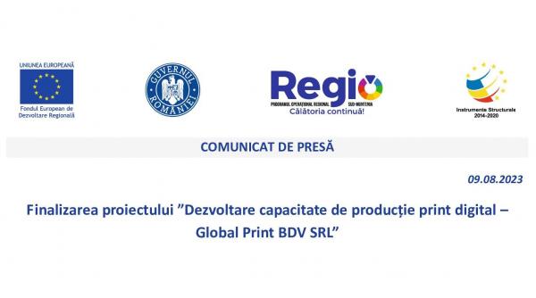 investitie tipar digital ambalaje display carton ondulat global print