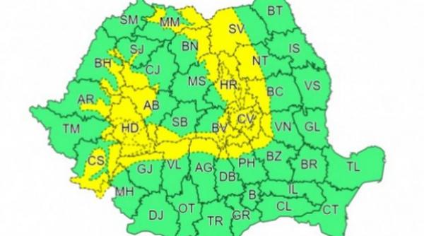 alerta meteo imediata harta zone fenomene extreme 10 august