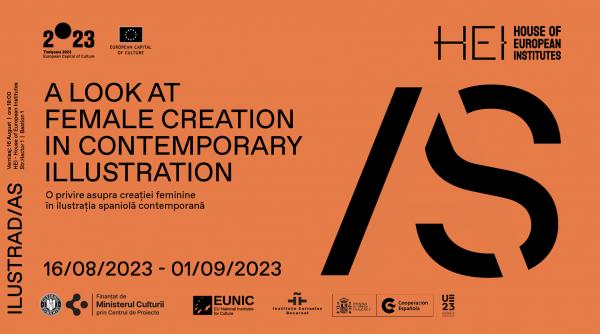 expozitia ilustrad as o privire asupra creatiei feminine in ilustratia spaniola contemporana prezentata in cadrul programului timisoara 2023