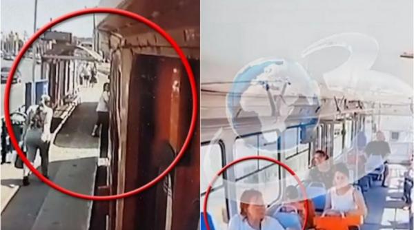 tramvai arad femeie carucior fiica dizabilitati