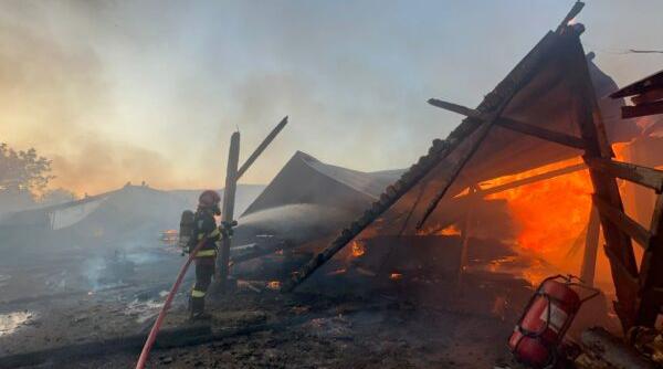 incendiu ro alert patru victime depozit carburant mures