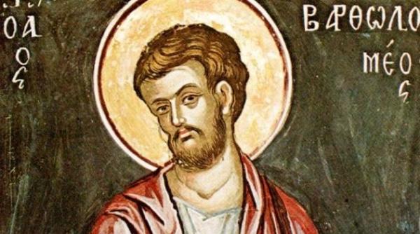 calendar ortodox 25 august 2023 sarbatoare sfantul apostol bartolomeu