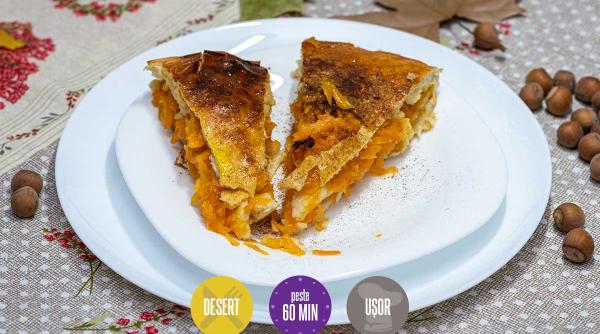 placinta crocanta dovleac dulce aromata reteta usoara