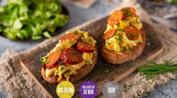 oua jumari papara scrambled eggs grozav mic dejun