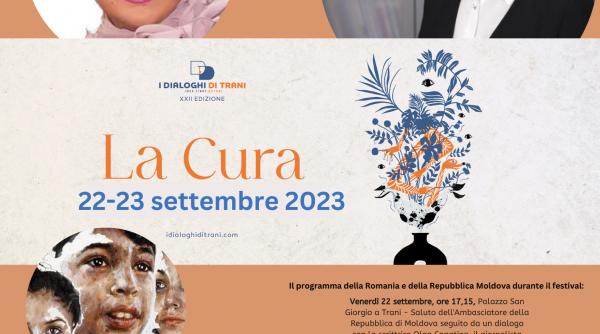 romania tara invitata la festivalul literar i dialoghi di trani ana blandiana participa la festival cu sprijinul accademia di romania in roma