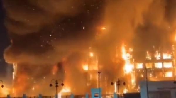 incendiu urias sediu politie egipt fatada prabusit