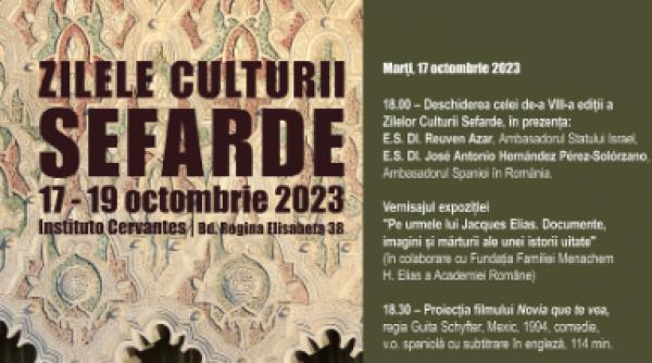 zilele culturii sefarde la bucuresti editia a viii a