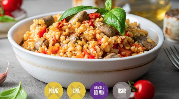 pilaf reteta bulgur inimi pui