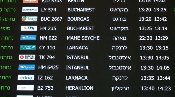 Alertă de bombardament la aeroportul din Tel Aviv, unde a aterizat premierul român Marcel Ciolacu