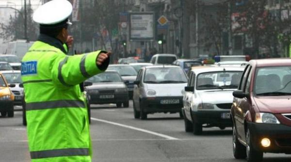 Trafic intens pe Autostrada A1, la intrare în Capitală, și pe Centura București