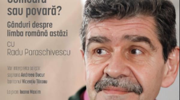 Scriitorul Radu Paraschivescu, invitat la Scena Gândirii de la Opera Națională București 