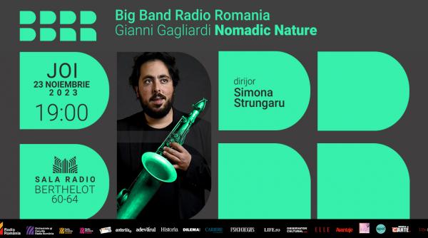 „NOMADIC NATURE”: jazz cu saxofonistul spaniol GIANNI GAGLIARDI, la Sala Radio