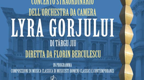 Concert extraordinar al Orchestrei de cameră “Lyra Gorjului” din Târgu Jiu prilejuit de celebrarea Zilei Naţionale a României, la Veneţia