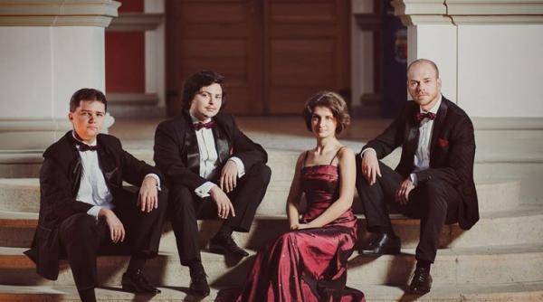Renumitul cvartet Arcadia şi pianistul Sergiu Tuhuţiu cântă la Ateneu