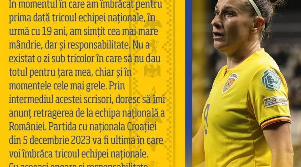 laura rus retragere fotbal feminin