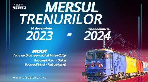 mersul trenuri vigoare duminica 2024 schimbari importante linii