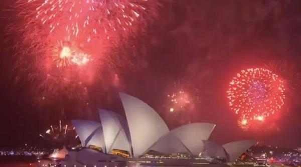 australienii 2024 foc artificii sydney