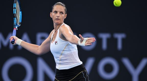 pliskova osaka turul doi turneu tenis brisbane